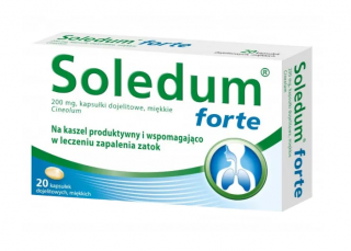 Soledum forte 200 mg 20 kapsułek dojelitowych