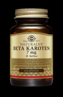 SOLGAR Beta Karoten  60 kapsułek