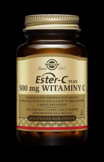 SOLGAR Ester-C 500 mg Witaminy C  50 kapsułek