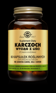 SOLGAR Karczoch  60 kapsułek