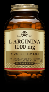 SOLGAR L-Arginina 1000 mg  90 tabletek