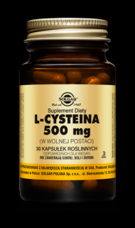 SOLGAR L-cysteina 500 mg  30 kapsułek