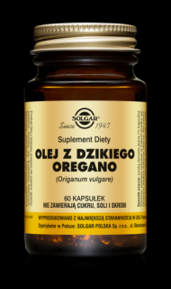 SOLGAR Olej z dzikiego oregano  60 kapsułek