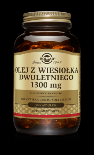 SOLGAR Olej z Wiesiołka 1300mg  30 kapsułek