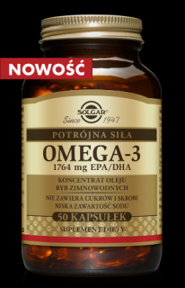 SOLGAR Omega 3 1764 mg EPA/DHA  50 kapsułek