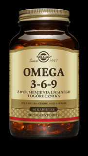 SOLGAR Omega 3-6-9  60 kapsułek