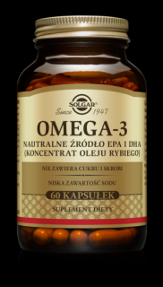 SOLGAR Omega 3  60 kapsułek