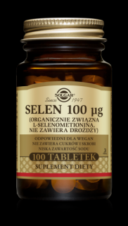 SOLGAR Selen 100ug  100 tabletek