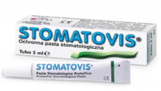 Stomatovis pasta ochronna stomatologiczna do stosowania w jamie ustnej 5 ml