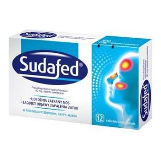 Sudafed 12 tabletek