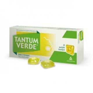 Tantum Verde smak cytrynowy  20 pastylki