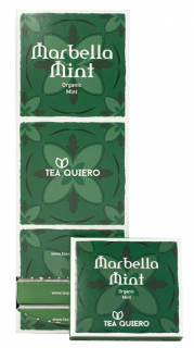 TEA QUIERO Marbella Mint BIO herbata miętowa 12 saszetek