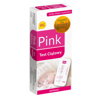 Test Pink Super Czuły Domowy płytkowy  1 sztuka