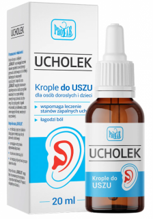 Ucholek krople do uszu 20 ml