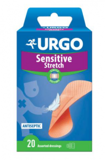 URGO Sensitive Stretch plastry opatrunkowe 20 sztuk