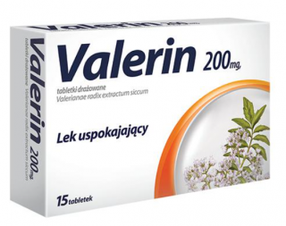 Valerin 200 mg 15 tabletek