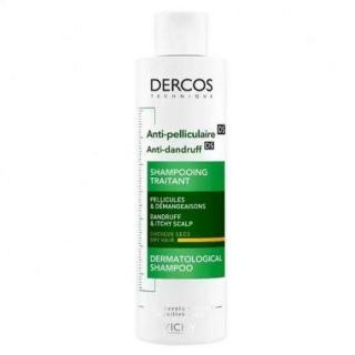 VICHY DERCOS Szampon przeciwłupieżowy, włosy suche 200ml