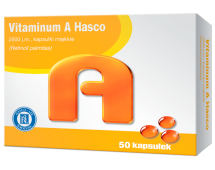 Vitaminum A Hasco 2500j.m. 50 kapsułek