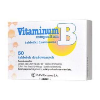 Vitaminum B compositum  50 tabletek