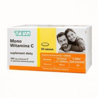 Vitaminum C Teva 200 mg  50 tabletek