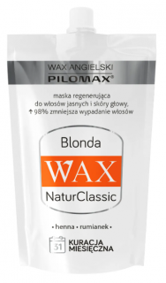 WAX Pilomax NaturClassic Blonda maska regenerująca do włosów jasnych 50 ml