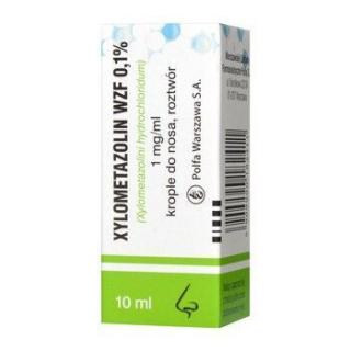 Xylometazolin WZF 0.1% krople do nosa 10 ml