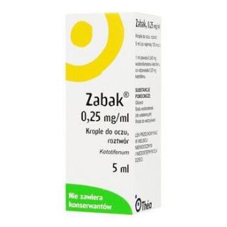 Zabak krople do oczu  5 ml