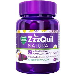 ZZZQUIL NATURA żelki uspokajające i nasenne 30 sztuk