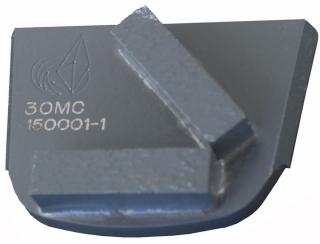 DO ŚREDNIO TWARDEGO BETONU segment diamentowy podwójny (prostokątny) 0030