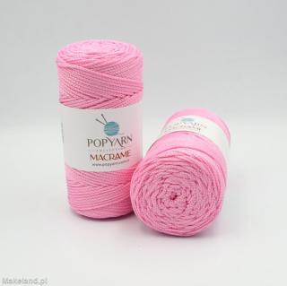 Sznurek Popyarn Macrame różowy