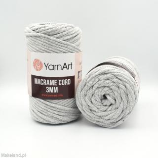 Sznurek YarnArt Macrame Cord 3 mm szary