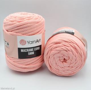 Sznurek YarnArt Macrame Cord 5 mm łosoś