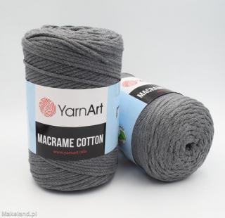 Sznurek YarnArt Macrame Cotton ciemny szary