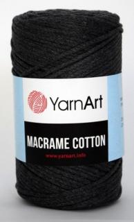 Sznurek YarnArt Macrame Cotton grafitowy