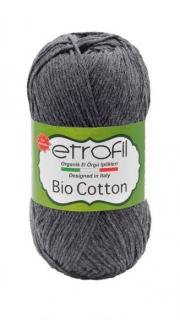 Włóczka Etrofil Bio Cotton antracytowa