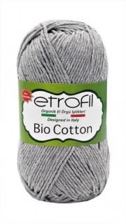 Włóczka Etrofil Bio Cotton jasnoszara
