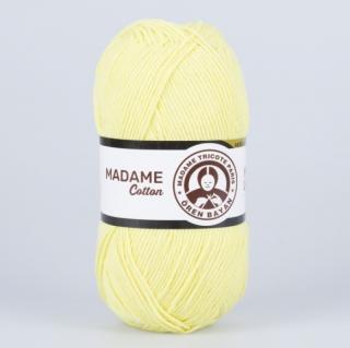 Włóczka MT Paris Madame Cotton żółta