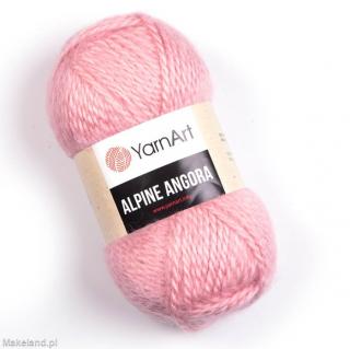 Włóczka YarnArt Alpine Angora róż
