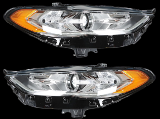 FORD FUSION LIFT 2016 REFLEKTORY LAMPY PRZÓD BEZ LED _ HS7Z-13008-E _ HS7Z-13008-D