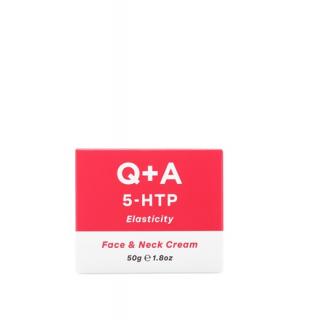 Q+A 5-HTP Face  Neck Cream - ujędrniający krem do twarzy i szyi z aminokwasem 5-HTP - 50ml
