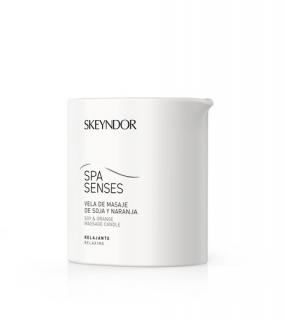 Skeyndor Spa Senses Soyorange Massage Oil - świeca do masażu soja i pomarańcza - 200g