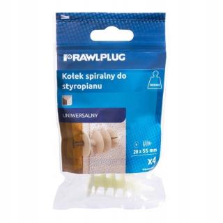 Kołek spiralny do styropianu  uniwersalny ISO-PLUG 50mm T40 RAWLPLUG