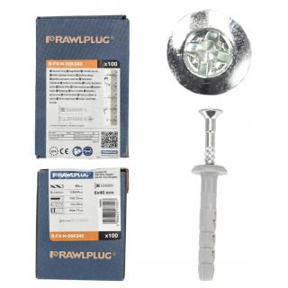 Kołek szybkiego montażu FX-N-K 6x40mm RAWLPLUG