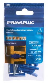 Kołek uniwersalny 4ALL 6x30mm z hakiem kątowym