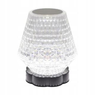 Oprawa biurkowa ABI LED 0,7W 59lm 3000/6500K 360° IP20 ACCU USB-C CRISTAL IDEUS