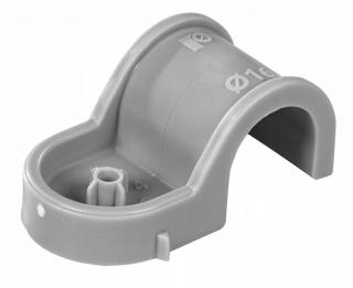Uchwyt plastikowy posadzkowy 1-krotny do rurek instalacyjnych Ø32mm wzmocniony PA (opk. 50szt.) RAWLPLUG