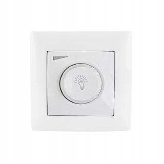 WESA ściemniacz obrotowy LED 200W BIAŁY IP20