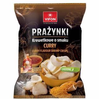 Prażynki krewetkowe o smaku curry 100 g Vifon