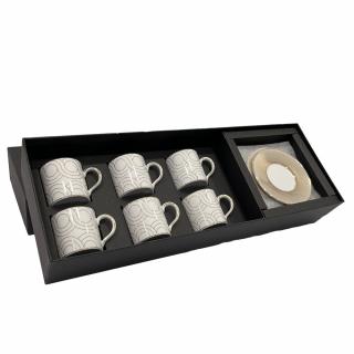 Zestaw porcelanowy do kawy i herbaty Infinity - Porcelana