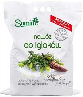 Nawóz do iglaków optymalny skład 5 kg + 20% gratis